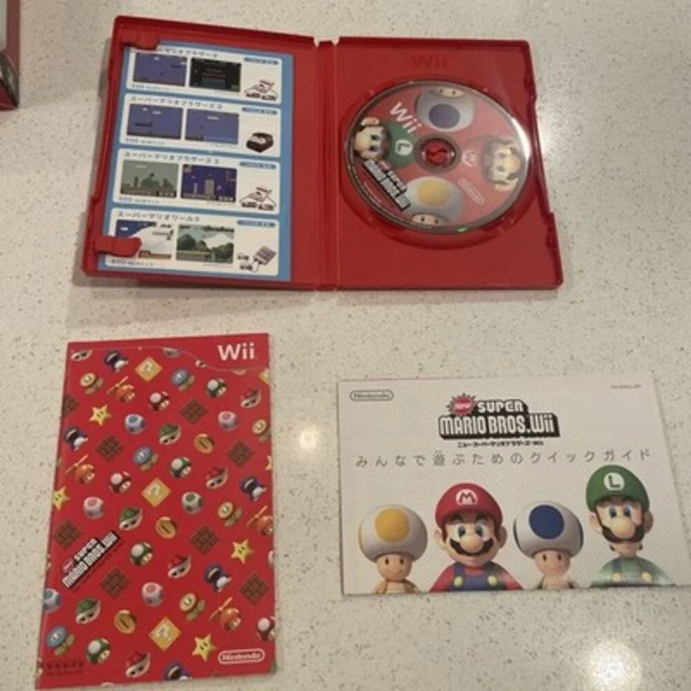 New Super Mario Bros. Wii Japanese Edition Nintendo From Japan
